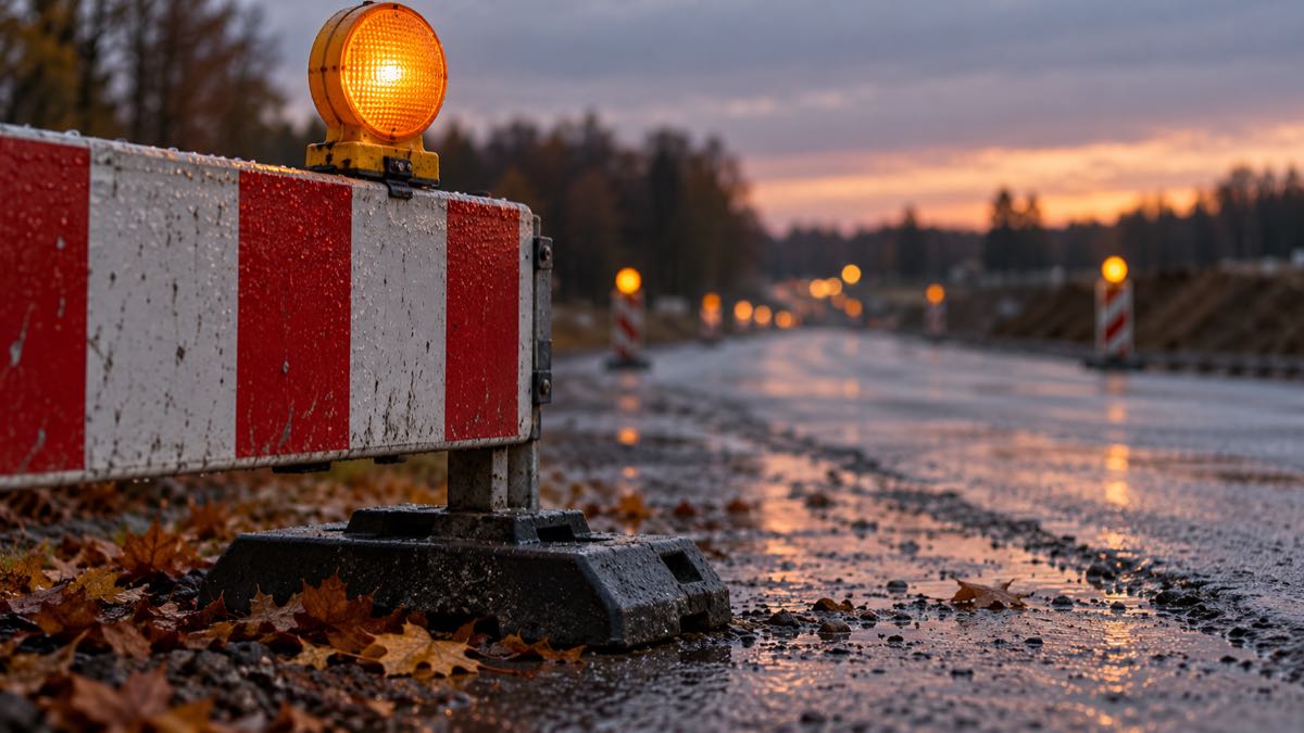 Illustration til: Egensevej lukkes tre nætter: Bilister varsles 15–20 minutters ekstra køretid