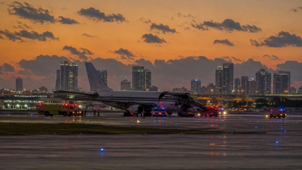 Illustration til: Fem døde efter fragtflyulykke i Miami