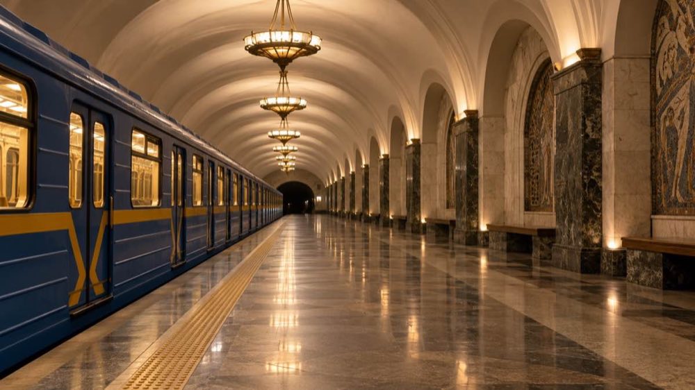 Illustration til: Kvinde dræbt i angreb på Kyiv – metrostation også ramt
