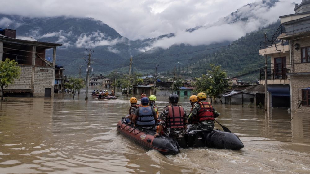 Illustration til: Nepal kæmper med følgerne af voldsomme oversvømmelser