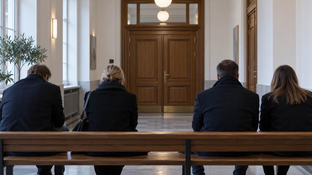 Illustration til: Retssag mod 14 AaB-tilhængere indledes i Herning