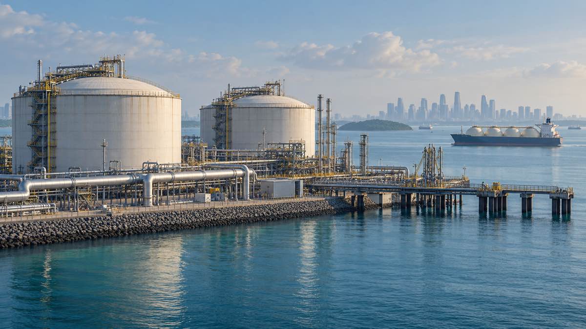 Illustration til: Singapore kræver gaskontrakter overholdt efter indonesisk nedskæring